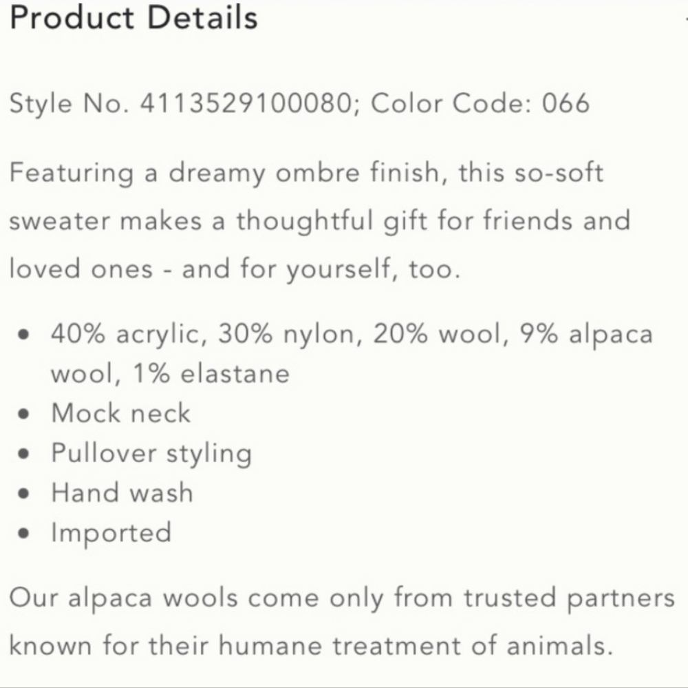 ANTHROPOLOGIE Peri Ombre Tunic Sweater Mohair Alpaca Wool Oversized Small - Picture 7 of 12